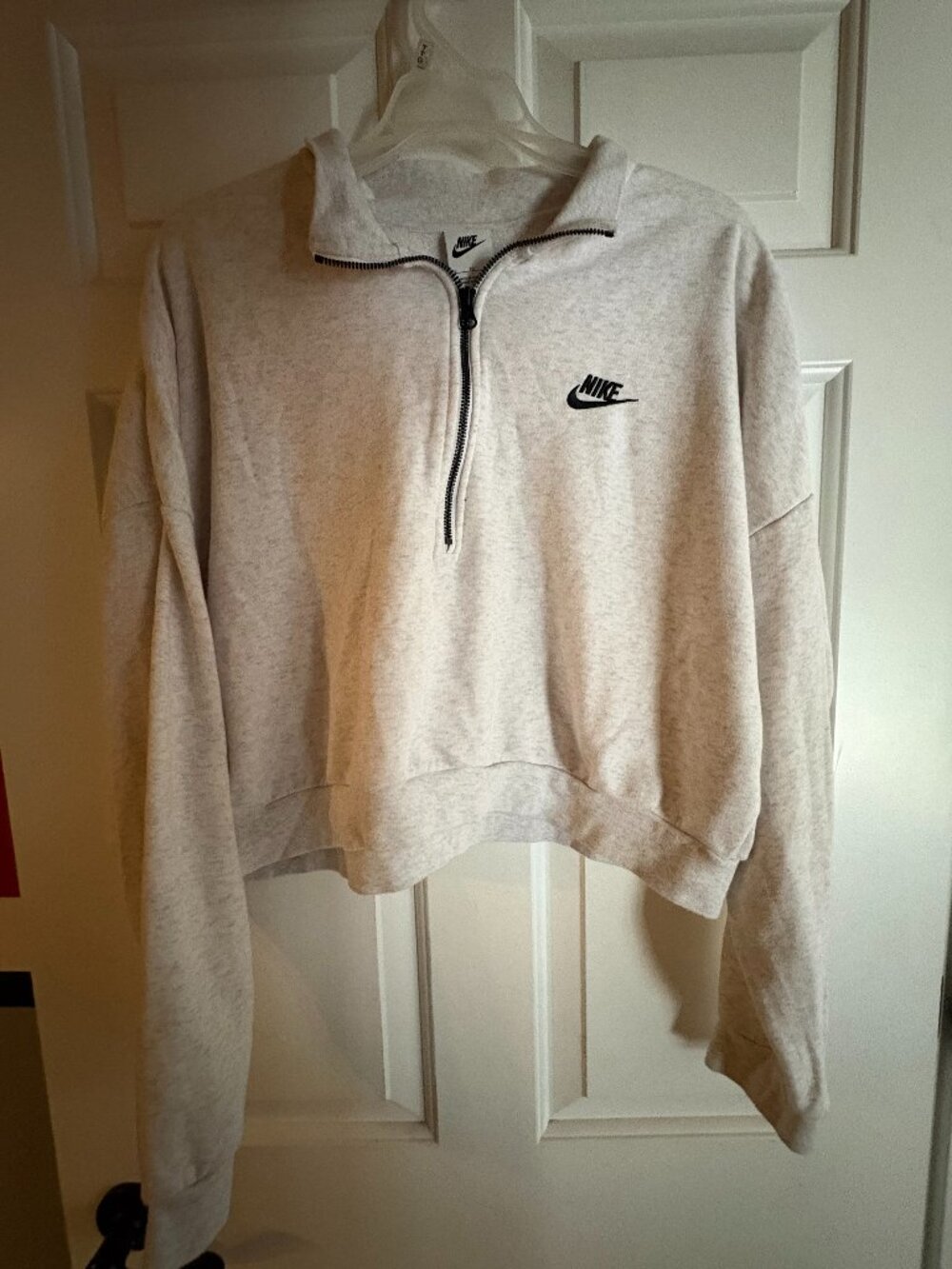 Women's Cropped Nike Quarter-Zip